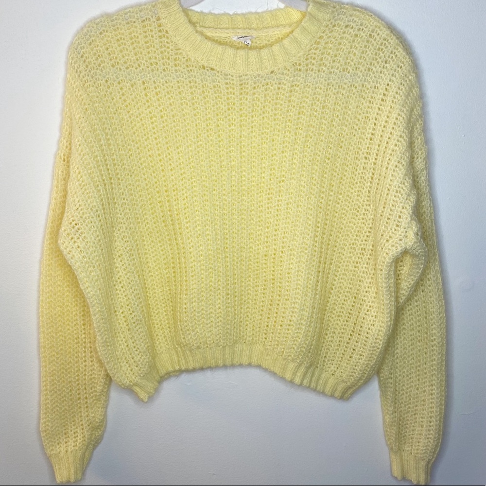 Garage Knit Yellow Sweater